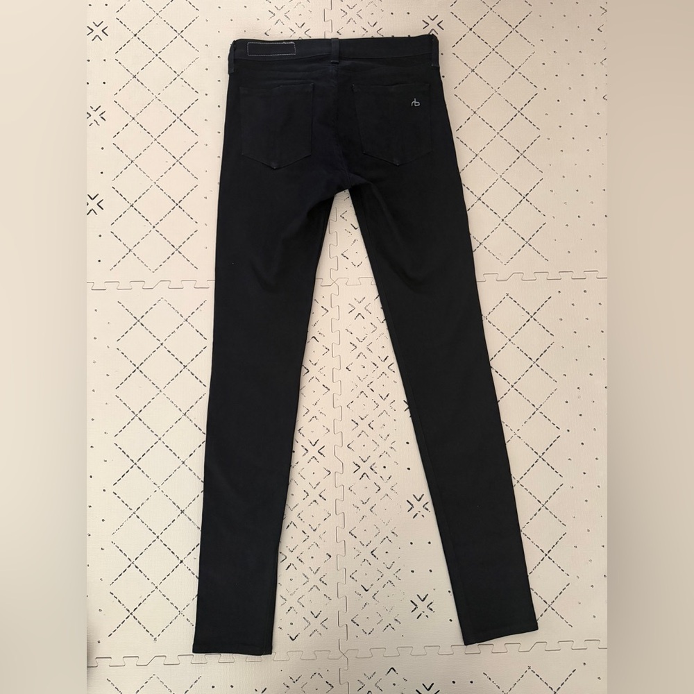 Rag & Bone black skinny jean leggings size 26 - Picture 8 of 8